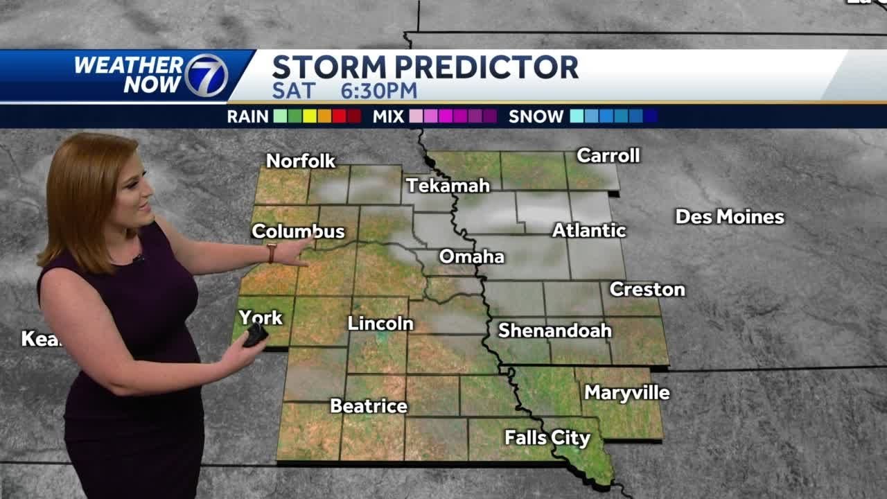 Cooler and breezy Saturday, snow chances next week - YouTube