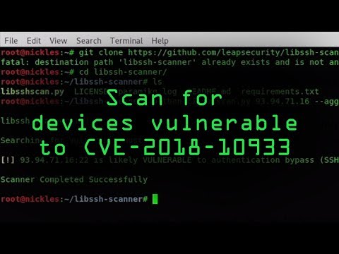 Scan for Devices Vulnerable to the Libssh Exploit [Tutorial]