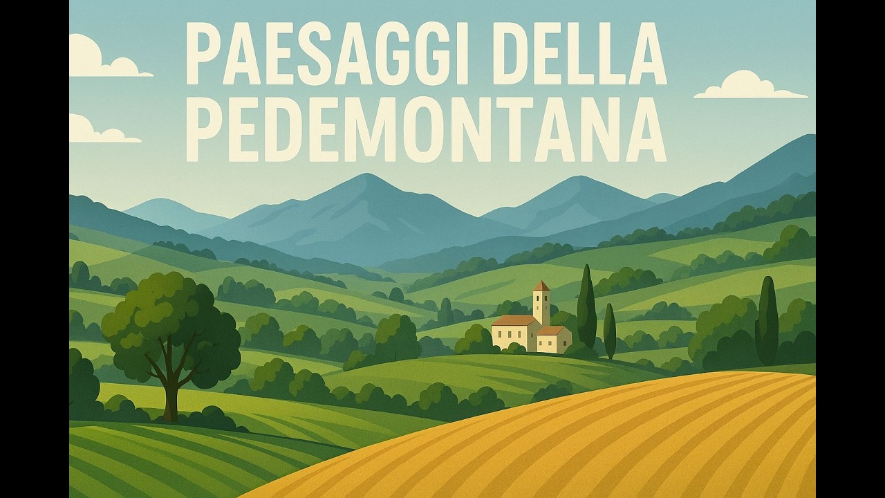 Paesaggi della pedemontana 4K