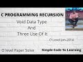Define Void Data Type And Write Any Three Use Of It . || O level (Hindi)