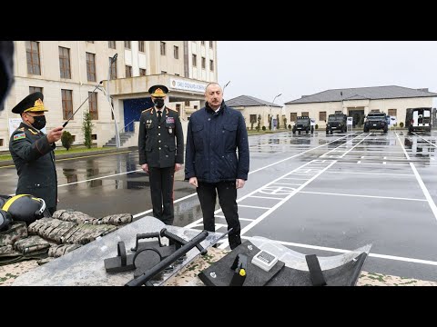 Prezident Daxili Qoşunların yeni inşa olunan “N” hərbi hissəsinin açılışında iştirak edib