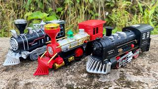 ASMR Unboxing Dan Merakit 3 Mainan Kereta Api Classic, Kereta Api Uap, Kereta Api Century Ekspres