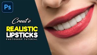 How to Create a More Realistic Lipstick in Photoshop shorts shortvideo