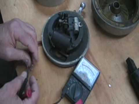 How to test a coil in an antique outboard engine