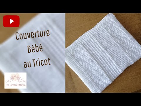 Surplex Couverture Bébé en Tricot, Couverture Tissée Motifs de