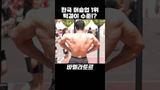 한국 머슬업 1위 풀업수준 (feat.서울시 턱걸이 왕중왕전)