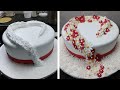 Anniversary cake design |Anniversary Flowers Cake Design |Round shape Pineapple cake Recipe