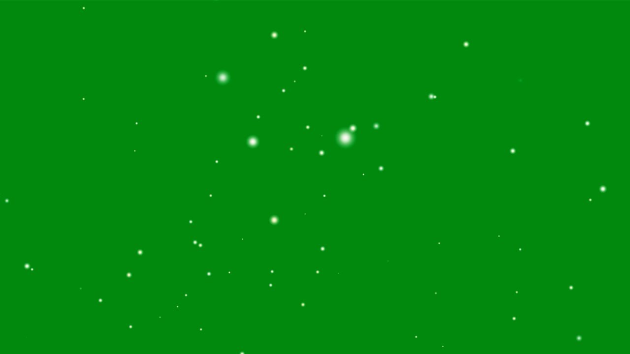 Star Particles Green Screen Background Video Effects Copyright Free