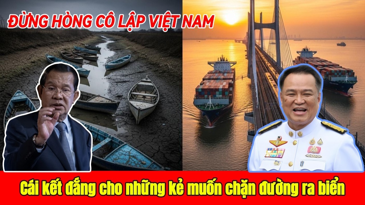 Hết đường khống chế Việt Nam: Land Bridge Thái Lan chính thức 'bức tử' kênh Phù Nam!