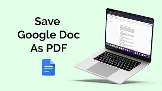 How to Save a Google Doc As a PDF?