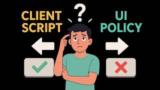 ⚖️Client Script vs UI Policy in ServiceNow — What Should You Use⚖️