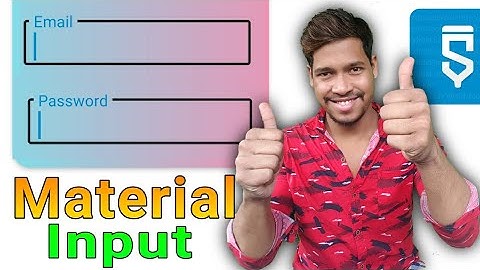 material design edittext input in sketchware hindi videos/Aauraparti