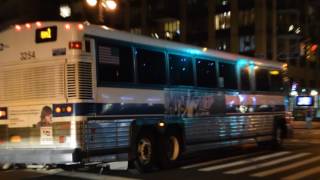 NYC Transit 2006 MCI D4500CL #3254 on the BM1 to Mill Basin E.66th Street