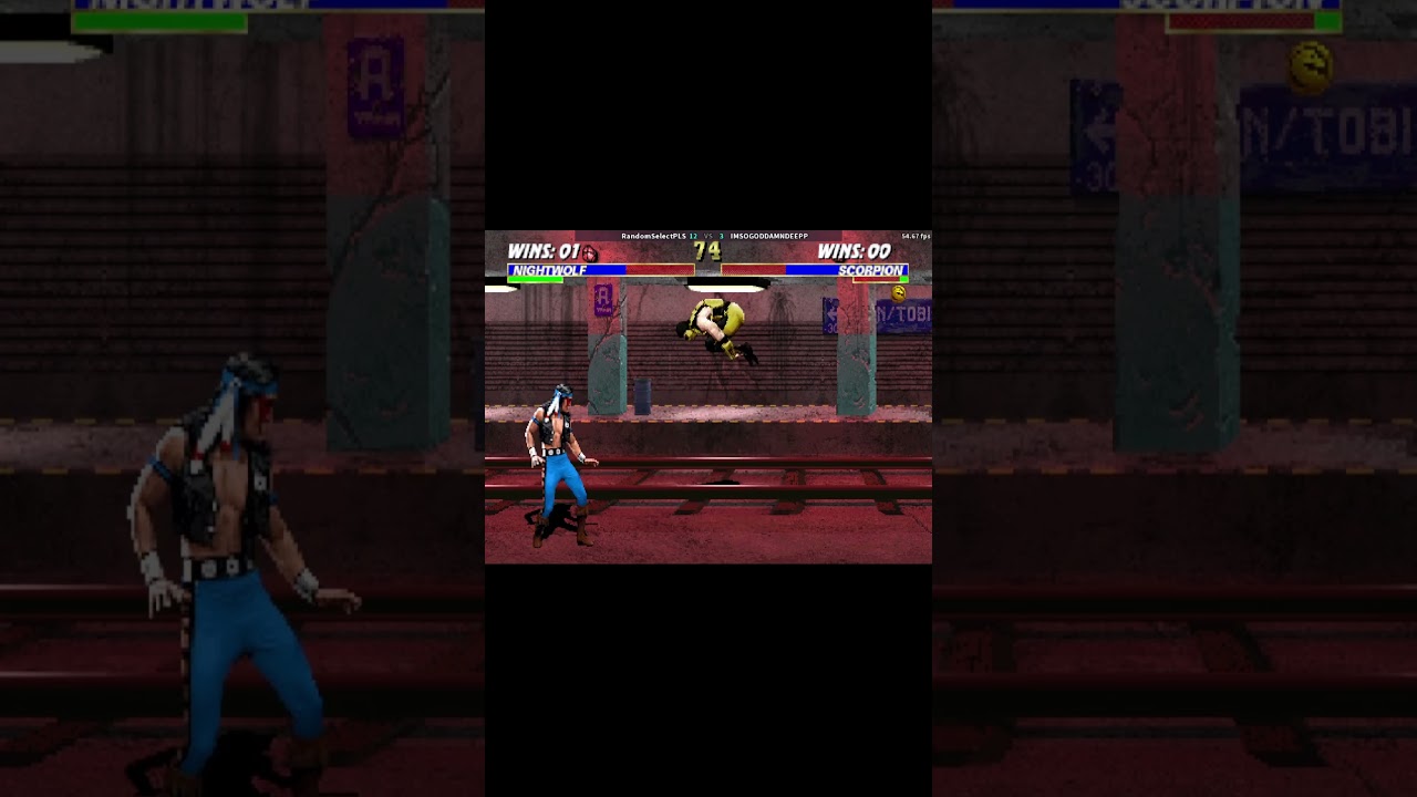 Nightwolf Corner Punish 46% vs Blocked Teleport Punch 