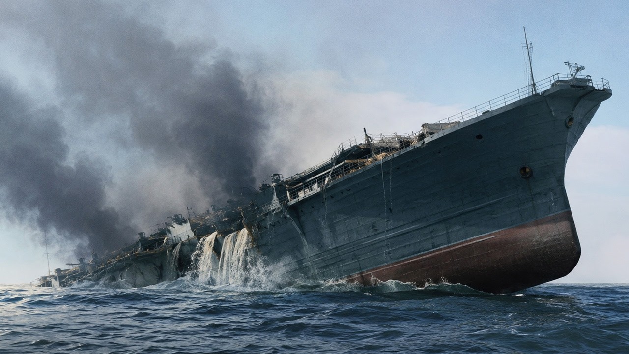 The Most Embarrassing Warship Sinking of WW2
