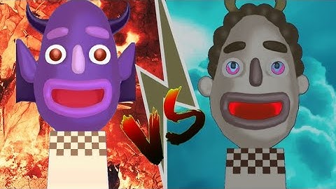 Angel and devil.😇 New view in Sandwich Runner Android Gameplay. The upside-down world 😈