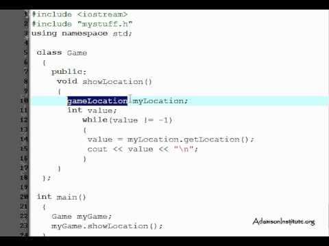 C++ (38) Tutorial Adamson Institute (org)