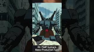 The RX-75MP Guntank Mass Production Type Fits the Role.  #gundam #anime #gunpla