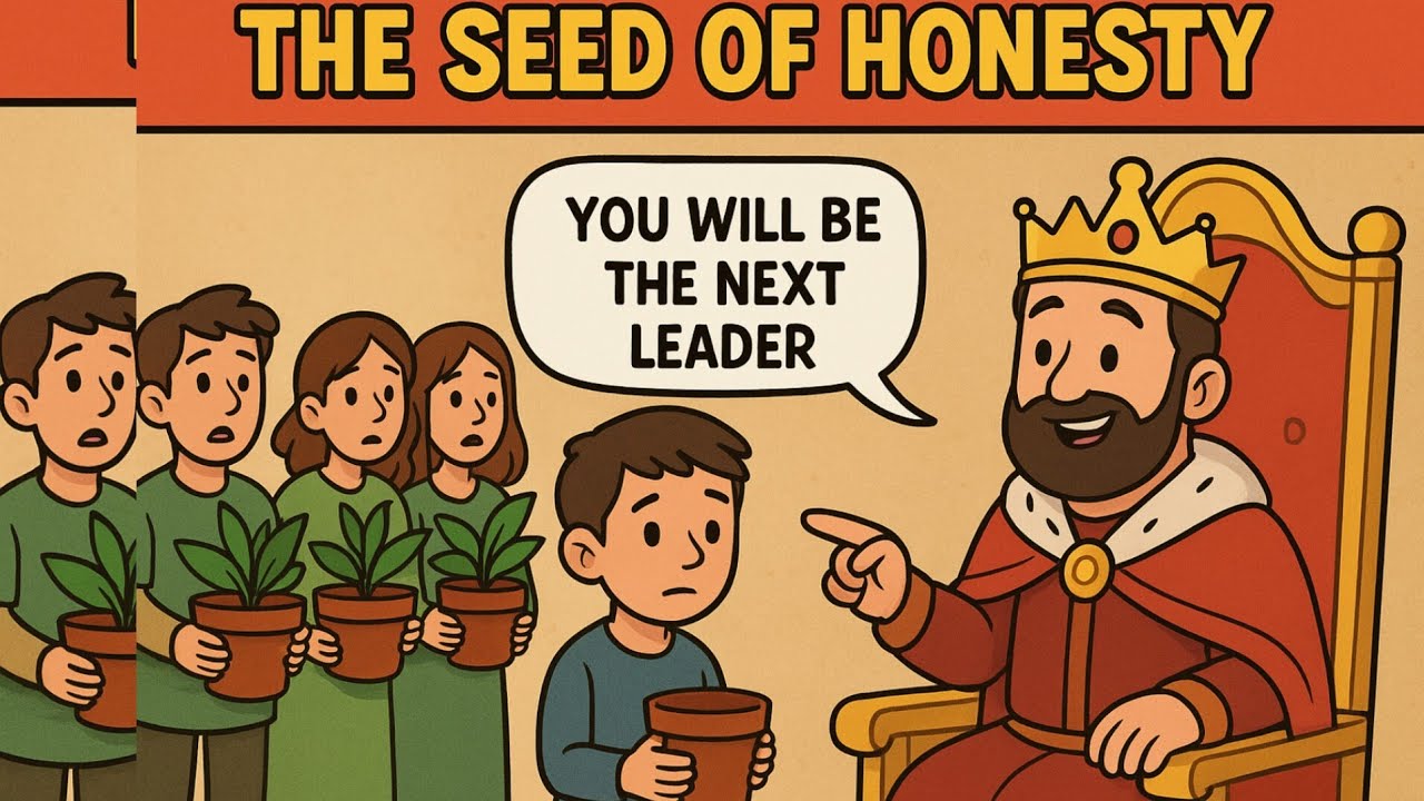 Short story - 1 , The Seed of Honesty easy English story for beginners ...