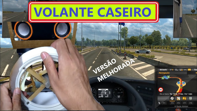 Jogo VIDA REAL com Carros e Trabalho com Volante G27 