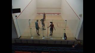 Demo of One Racket Doubles Racketball.