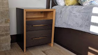 How to Build a Mid Century Modern Nightstand