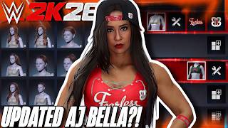 WWE 2K26 Making Updated: AJ Bella