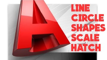 Autocad beginners tutorial [PART 2] #line​ #hatch​ #scale