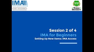 IMA for Beginners Session 2.2 IMA Access screenshot 3