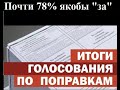 ⚡️ Итоги "голосования" "по поправкам в Конституцию".  Почти 78%  ОНИ серьёзно?! ⚡️