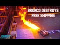 Bronco absolutely destroys Free Shipping, a breakdown