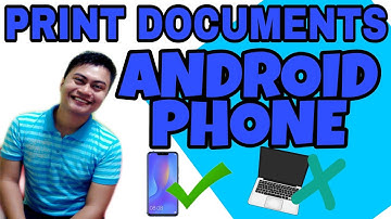 PRINT DOCUMENTS USING ANDROID PHONE