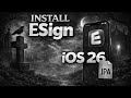 Как установить ESign на iOS 26 БЕЗ ПК | iPhone