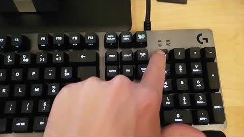Logitech G513 - Dynamic lock keys demo