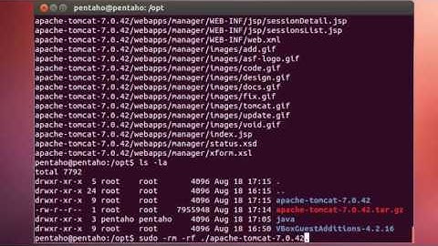 Tutorial 2   Howto install Apache Tomcat 7 on Ubuntu