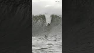 Kalani Lattanzi BodySurfs MAVERICKS ⚡️⚡️⚡️ #powerlinesproductions #surf #surfing #kalani #bodysurf