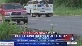 Body Found During Traffic Stop in Hot Springs