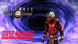 Ultimate Mortal Kombat 3 (Super NES) - Sektor Playthrough [HD] | RetroGameUp