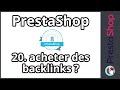 Tuto prestashop 8  seo  acheter des backlinks  p 20