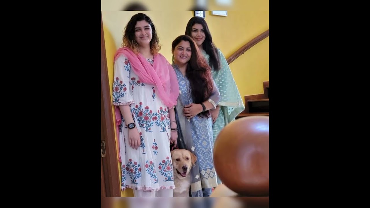 kushboo sundar family photos 