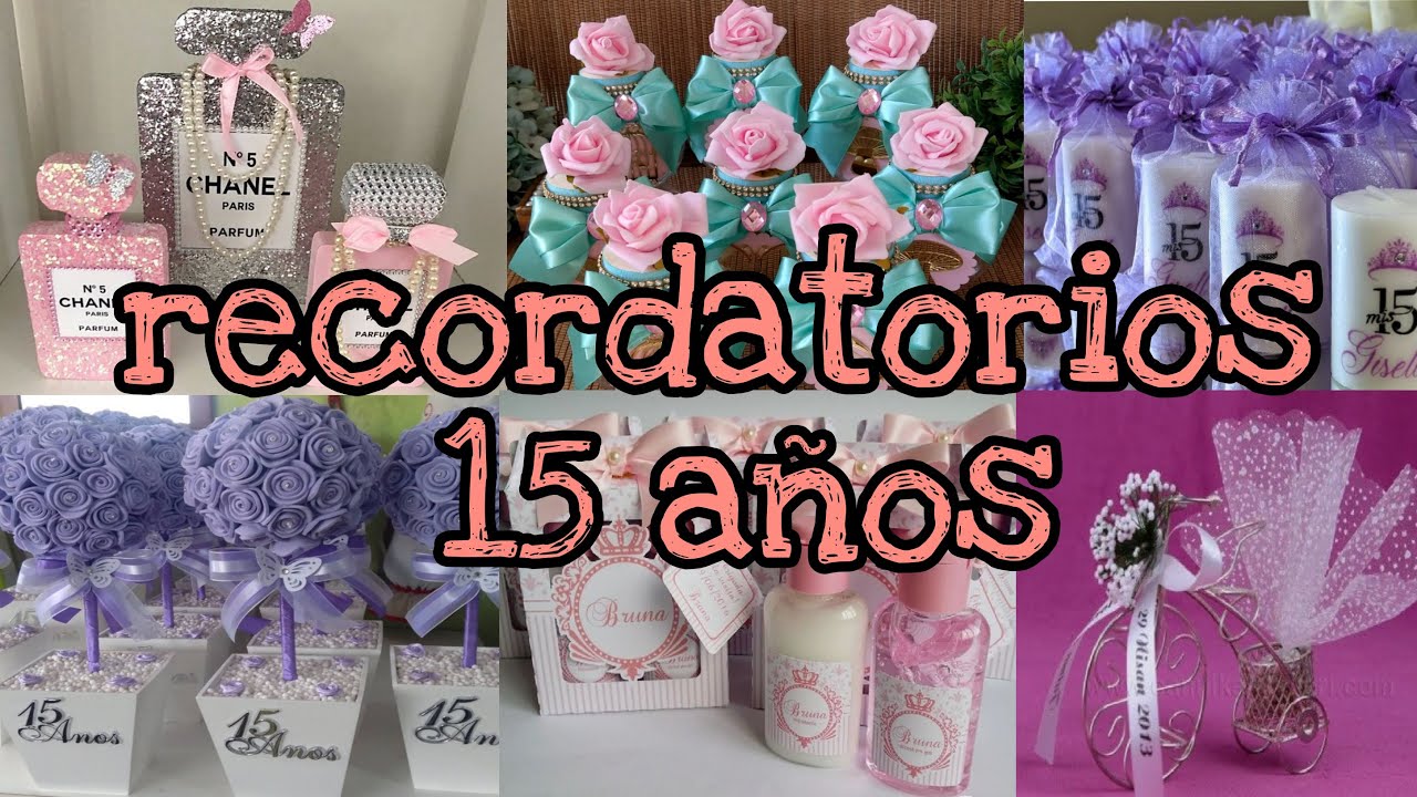 Recordatorios para 15 años / souvenirs de 15 años 