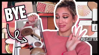 DECLUTTERING ALL MY MAKEUP (AGAIN) BRONZERS, BLUSHES + HIGHLIGHTS