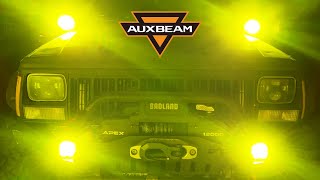 New OffRoad Lights! Auxbeam Pod install & Test On Jeep