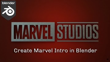 How to make Marvel Phase 4 Intro in Blender Tutorial | CGDASH