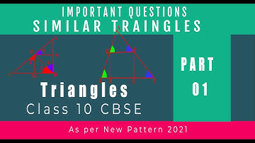 important questions similarity of triangles class 10 maths // CBSE Exam 2021