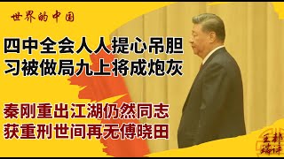 四中全会人人提心吊胆,习被做局九上将成炮灰;秦刚重出江湖仍然同志,获重刑世间再无傅晓田 | #世界的中国 20251020 四中全会人人提心吊胆,习被做局九上将成炮灰;秦刚重出江湖仍然同志,获重刑世间再无傅晓田 | #世界的中国 20251020