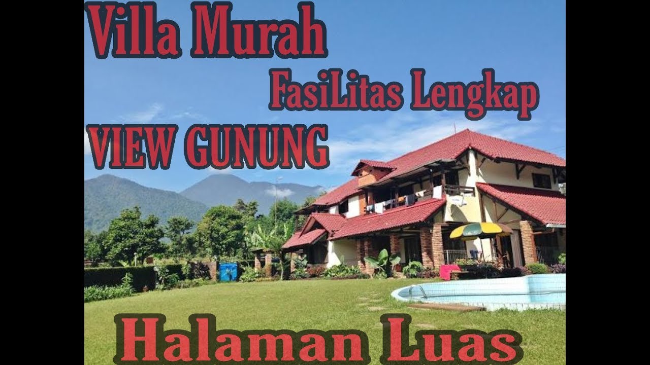  Villa  Murah di puncak  bogor  YouTube