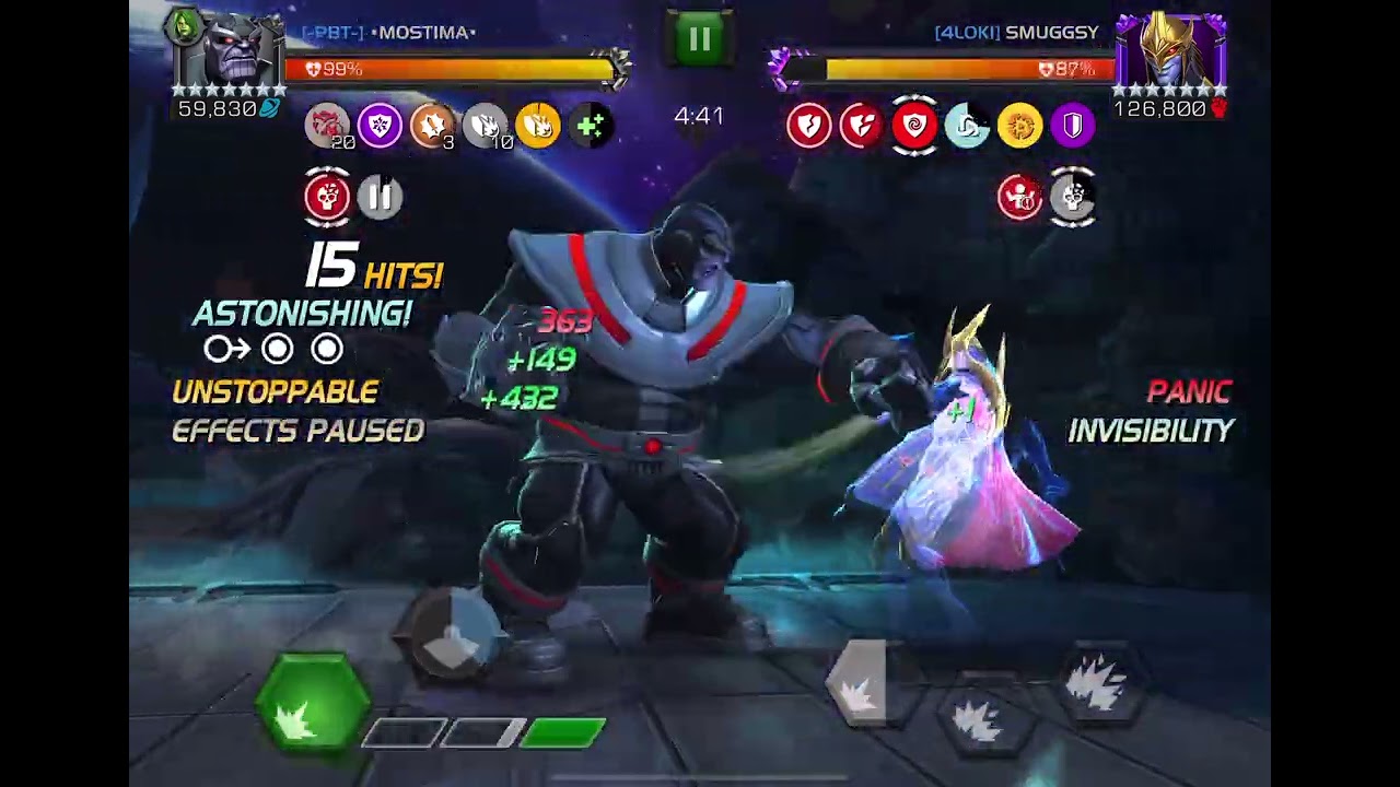 Bugeyez- S59 War 8: Thanos (Deathless) vs 44 Lumatrix