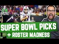 Fantasy Football 2020 - Super Bowl Picks + Roster Madness, Draft Blitz - Ep. #936