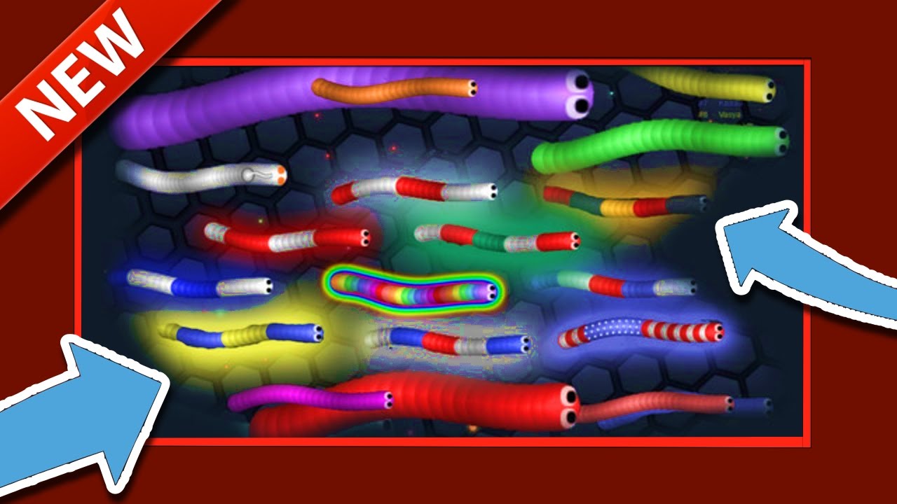 SLITHER.IO 2.0!!!! - NEW EPIC SNAKE GAME! (No Hacks / Mods Wormax.io New  Diep.io Agar.io Game) 